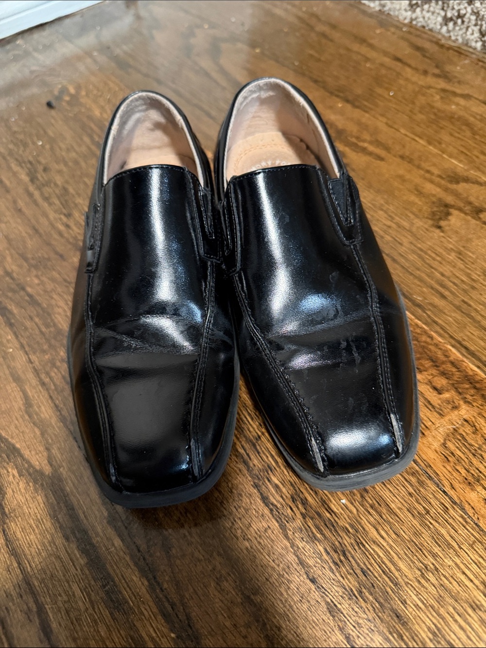Boys Black Dress Shoes